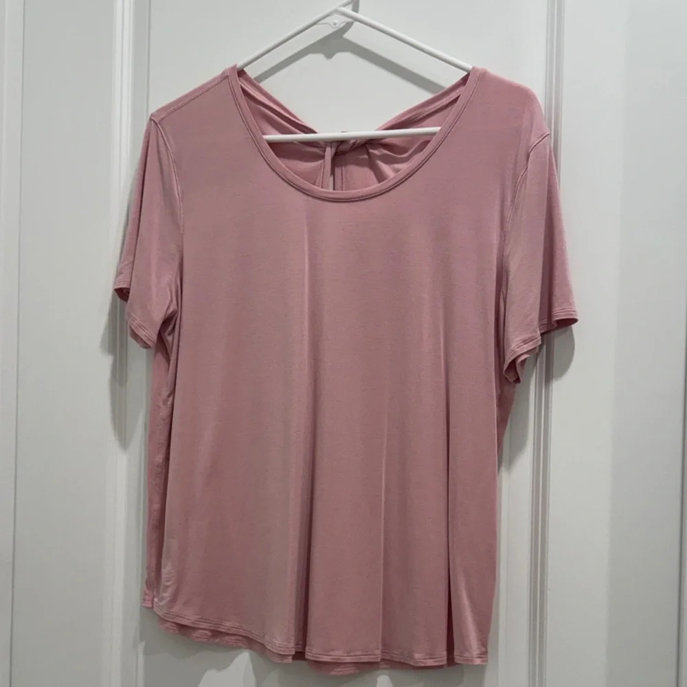 Lululemon Modal-Silk Twist-Back Short-Sleeve Shirt - Picture 1 of 4